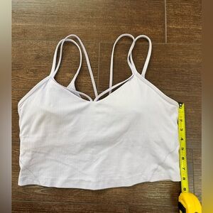 Lululemon Align Strappy Ribbed Tank in Lavender color Size 14